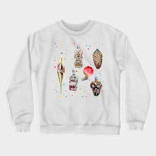 Christmas ornaments new year tree decoration Crewneck Sweatshirt